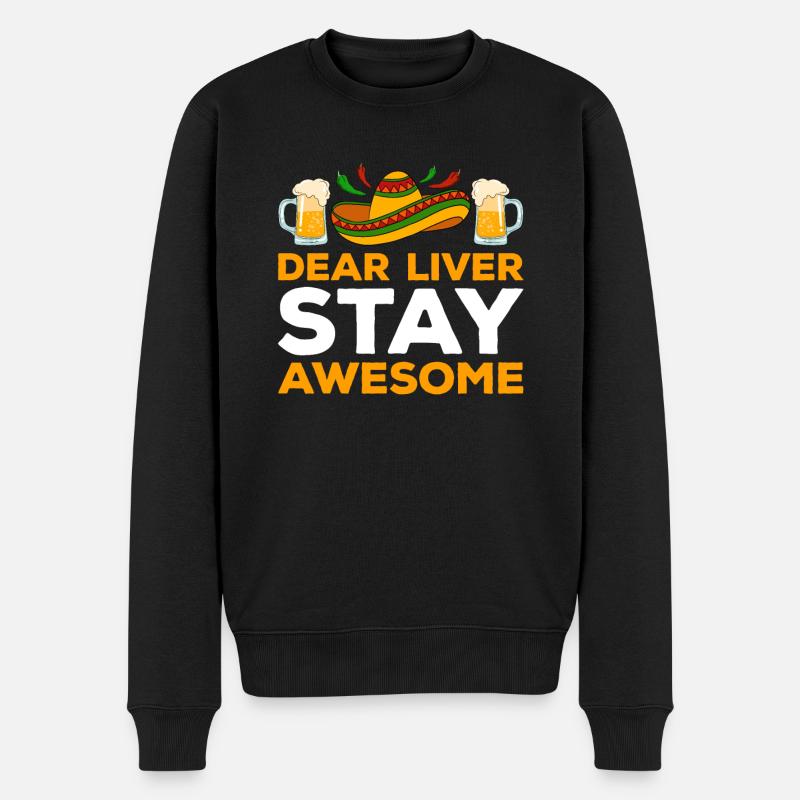 Cinco de Mayo - Männer Premium Bio Pullover - Schwarz