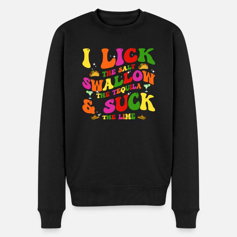 Cinco de Mayo - Männer Premium Bio Pullover - Schwarz