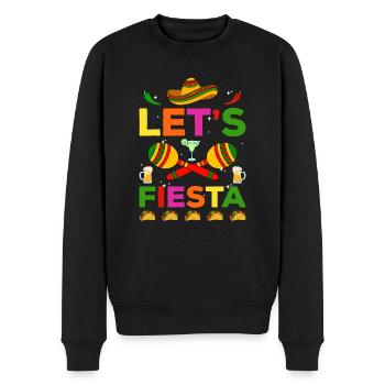 Cinco de Mayo - Men's Premium Organic Jumper - black - Front - Nico (187cm)