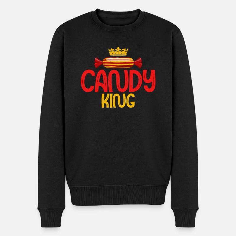 Candy Gift - Männer Premium Bio Pullover - Schwarz