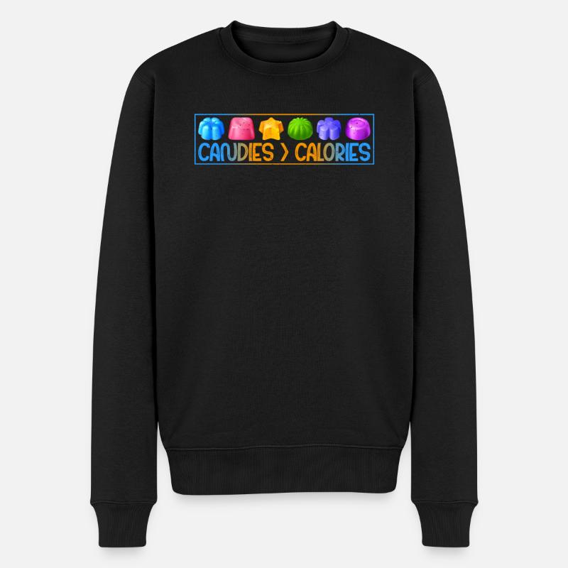Candy Gift - Männer Premium Bio Pullover - Schwarz