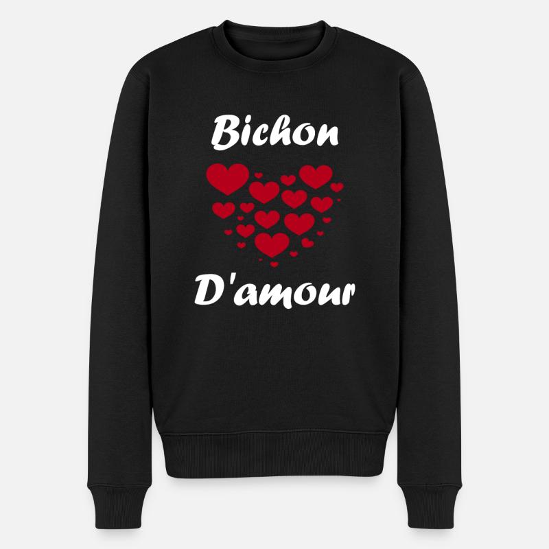 Bichon - Pull Premium bio Homme - noir