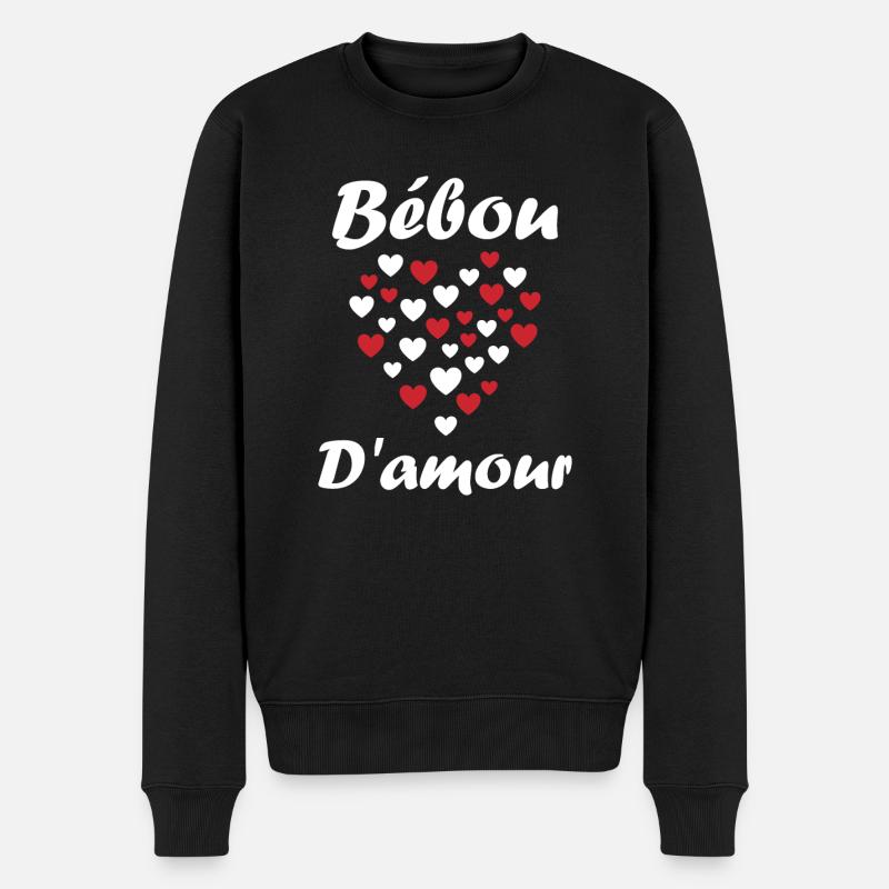 Bébou - Pull Premium bio Homme - noir