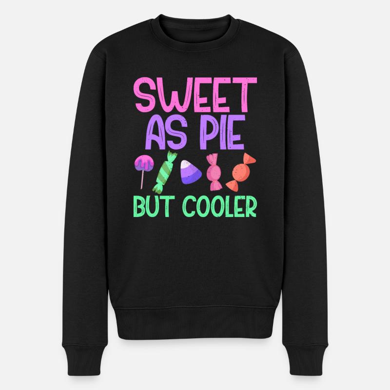 Candy Gift - Men's Premium Organic Jumper - black