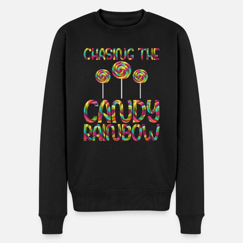 Candy Gift - Männer Premium Bio Pullover - Schwarz