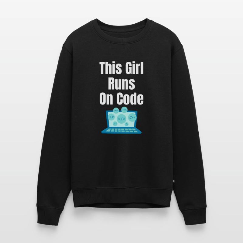 Dieses Mädchen Läuft Auf Codes Programmierer Männer Premium Bio Pullover
