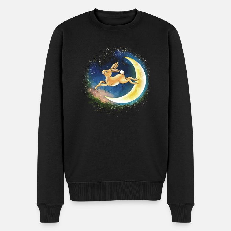 Ostara Eostre Equinox Witch Pagan Goddess Rituals - Männer Premium Bio Pullover - Schwarz
