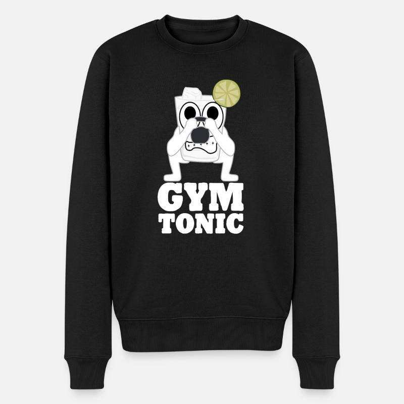 Kettlebell Gym Motivation Musculation - Pull Premium bio Homme - noir
