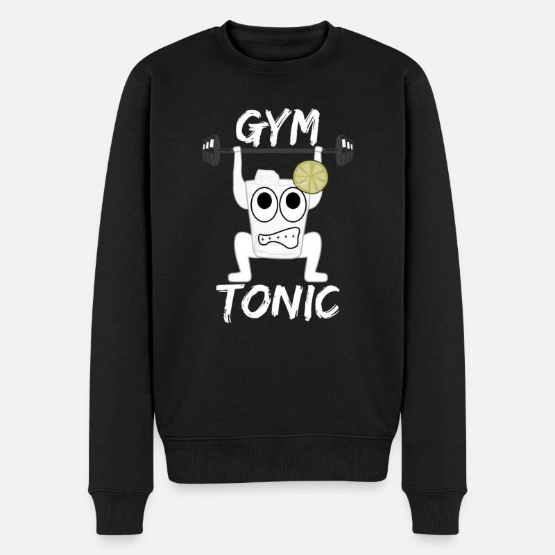 Gym Motivation Haltérophilie - Pull Premium bio Homme - noir