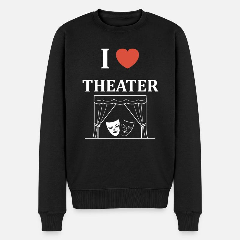 Humour théâtre - Pull Premium bio Homme - noir