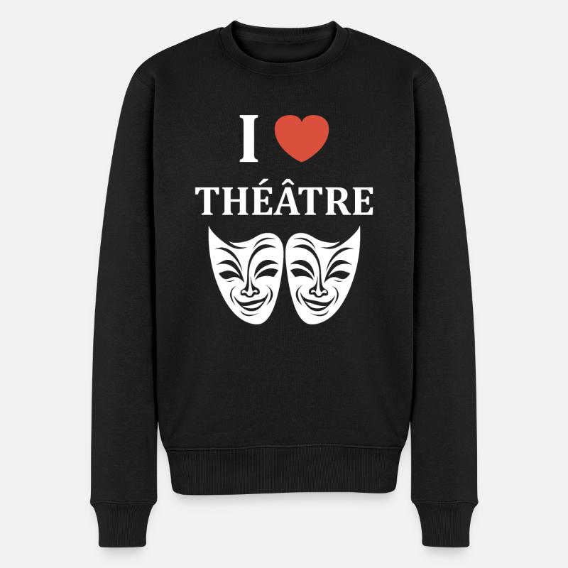 Humour théâtre - Pull Premium bio Homme - noir