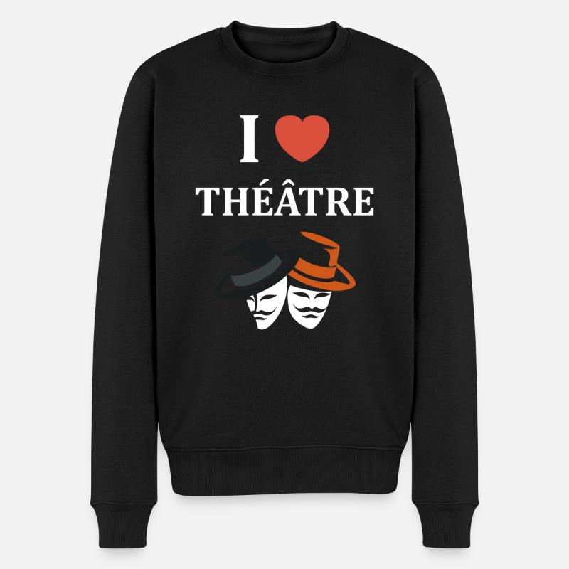 Humour théâtre - Pull Premium bio Homme - noir