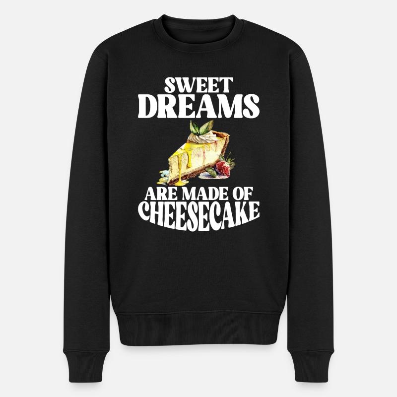Cheesecake Gift - Männer Premium Bio Pullover - Schwarz