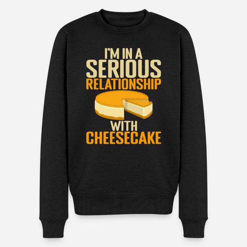 Cheesecake Gift - Männer Premium Bio Pullover - Schwarz