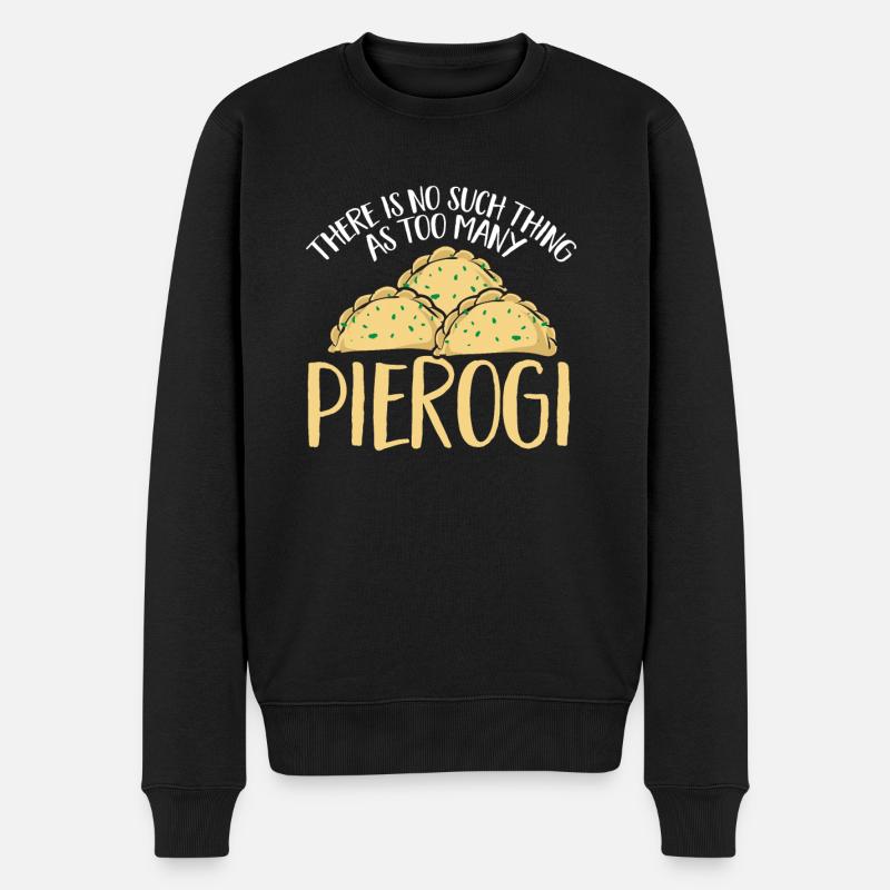 Pierogi polonais - Pull Premium bio Homme - noir