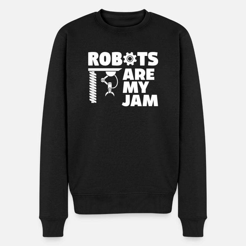 Robotics Robot Programmer - Men's Premium Organic Jumper - black