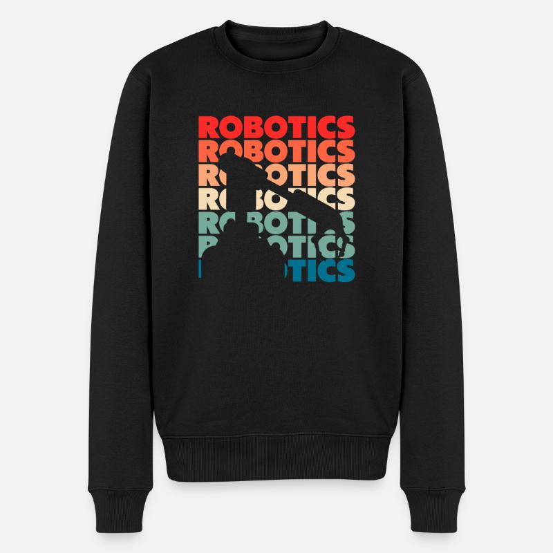 Robotics Robot Programmer - Men's Premium Organic Jumper - black