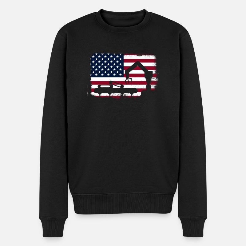 Programmeur de robots robotiques - Pull Premium bio Homme - noir