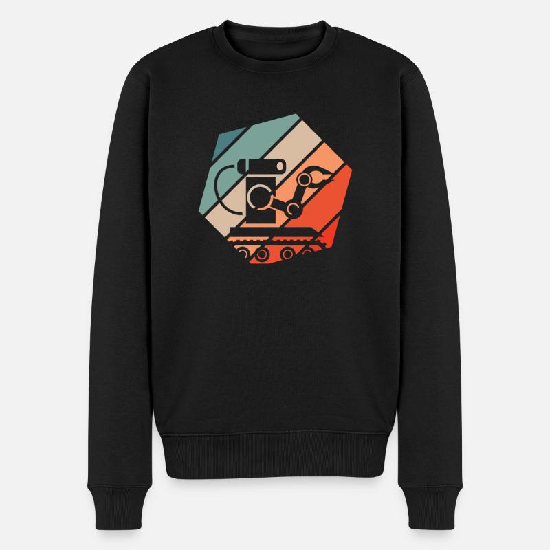 Robotics Robot Programmer - Men's Premium Organic Jumper - black