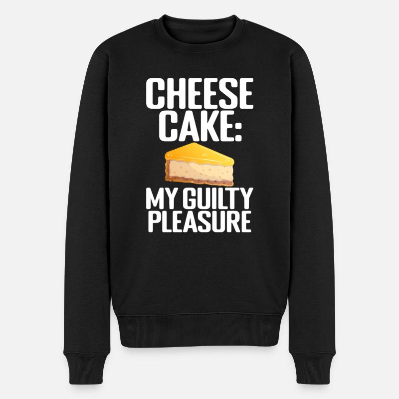 Cheesecake Gift - Männer Premium Bio Pullover - Schwarz