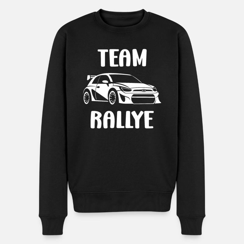 Humour pilote de rallye - Pull Premium bio Homme - noir