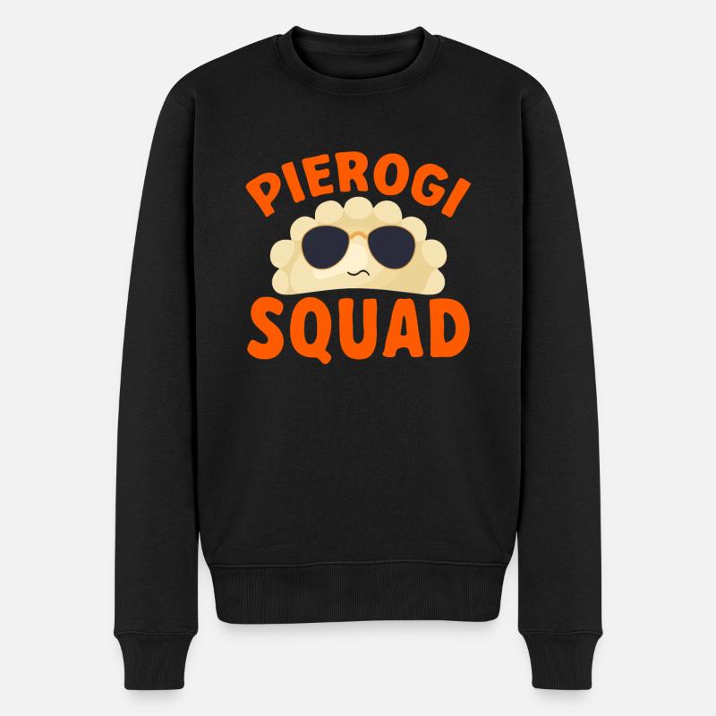 Pierogi polonais - Pull Premium bio Homme - noir