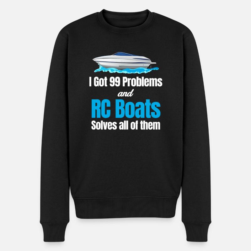 J’ai 99 problèmes et rc boot les résout tous - Pull Premium bio Homme - noir