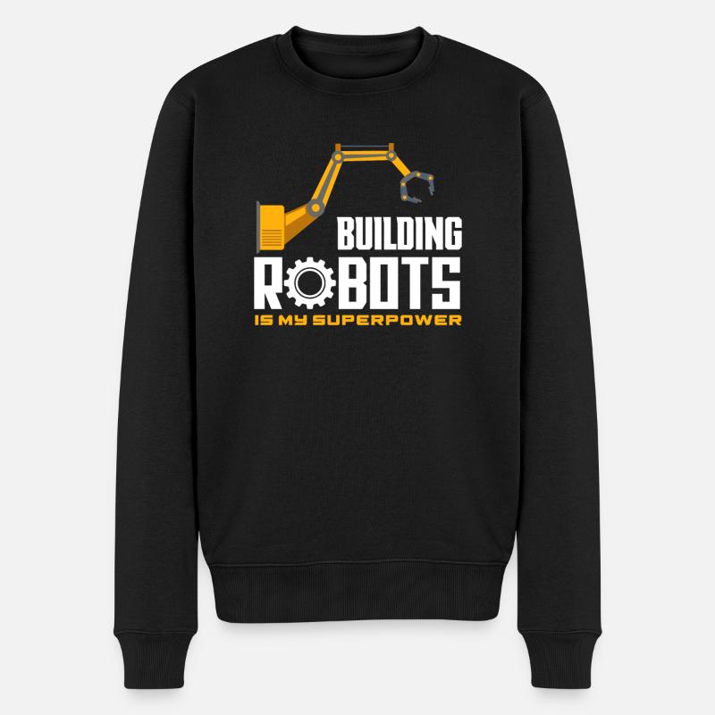 Robotics Robot Programmer - Men's Premium Organic Jumper - black