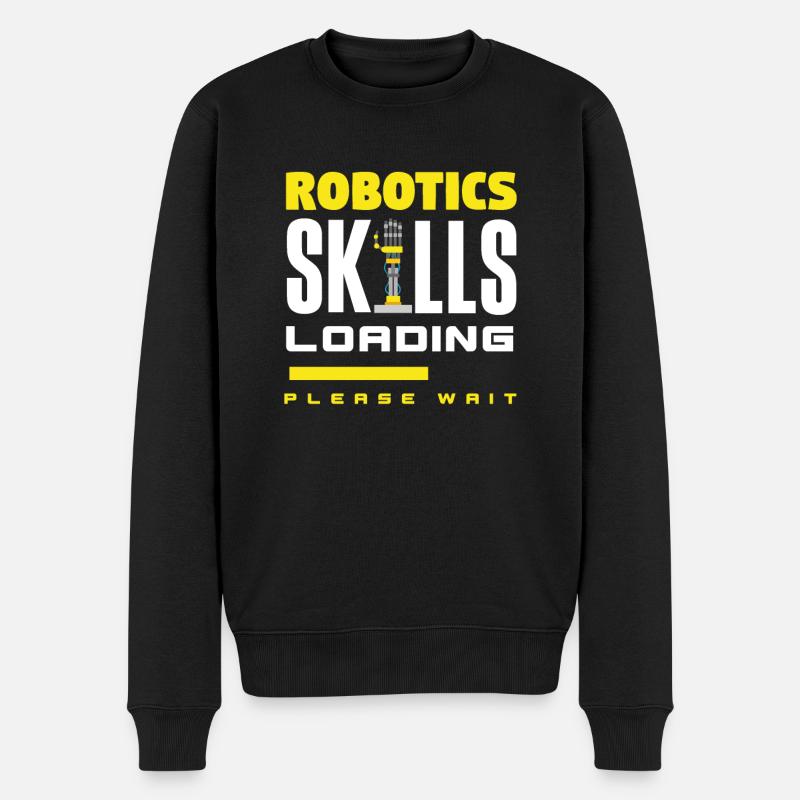 Robotics Robot Programmer - Men's Premium Organic Jumper - black