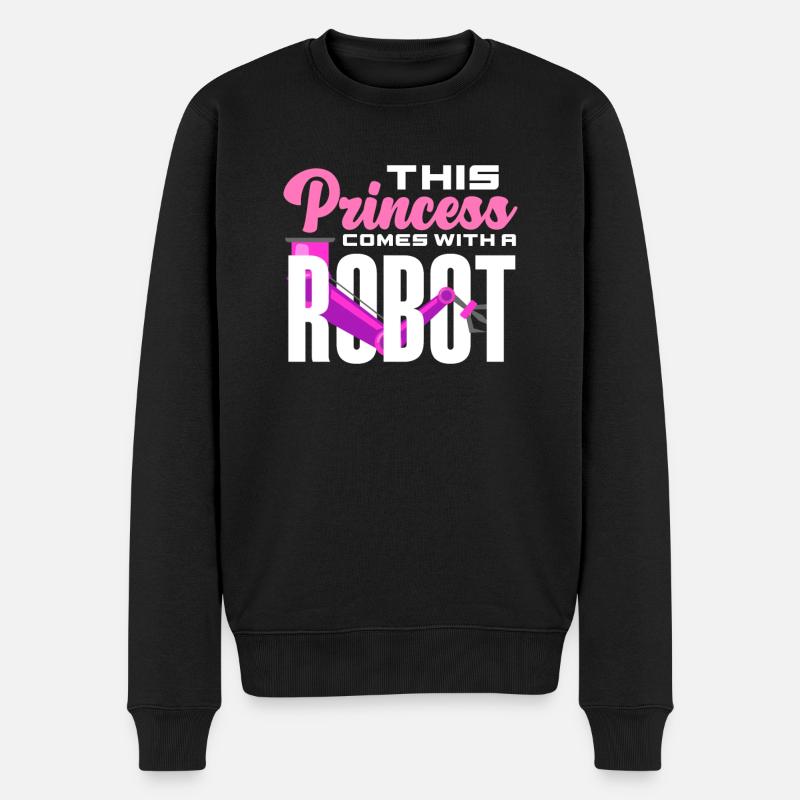 Robotics Robot Programmer - Men's Premium Organic Jumper - black