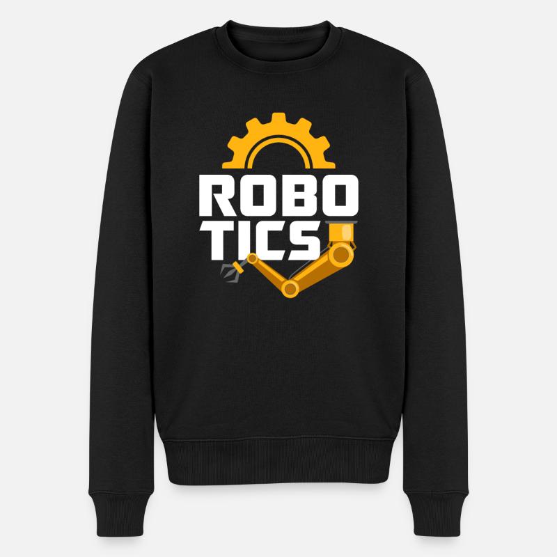 Programmeur de robots robotiques - Pull Premium bio Homme - noir