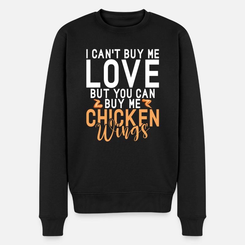 Cadeaux d’ailes de poulet - Pull Premium bio Homme - noir
