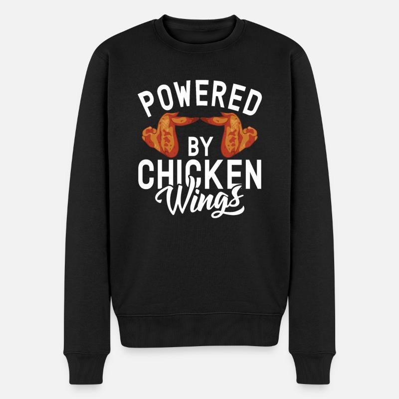 Cadeaux d’ailes de poulet - Pull Premium bio Homme - noir