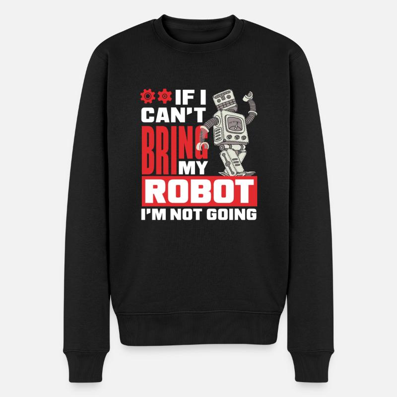 Robotics Robot Programmer - Men's Premium Organic Jumper - black