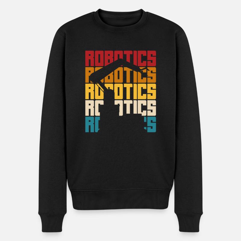 Robotics Robot Programmer - Men's Premium Organic Jumper - black