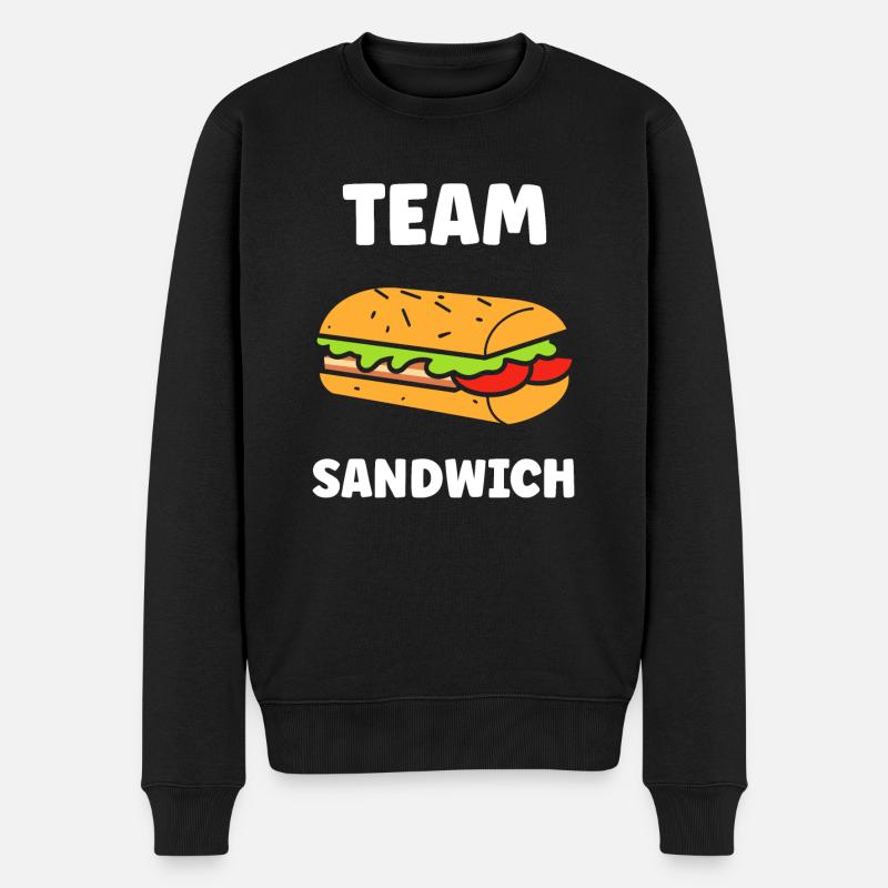 Humour sandwich - Pull Premium bio Homme - noir