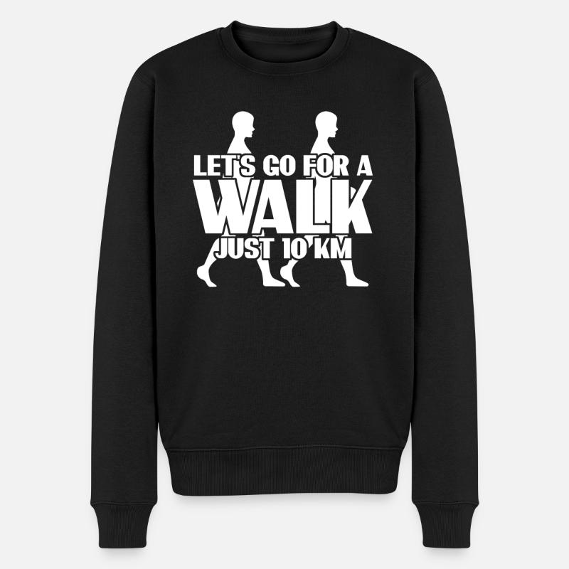 Randonnée Randonnée Marche Marche - Pull Premium bio Homme - noir