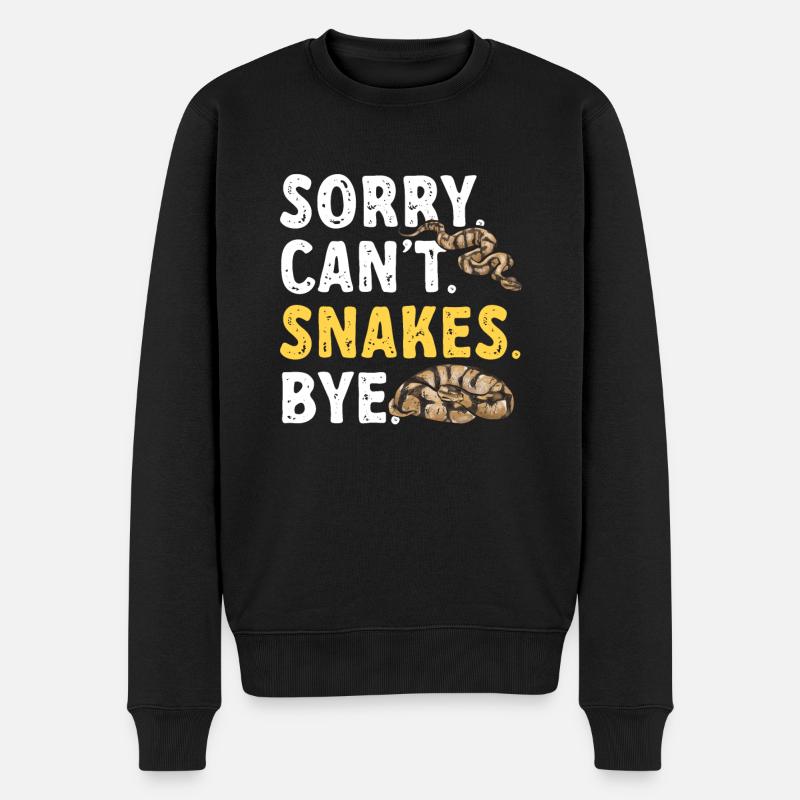 Ball Python Snake King Python - Pull Premium bio Homme - noir