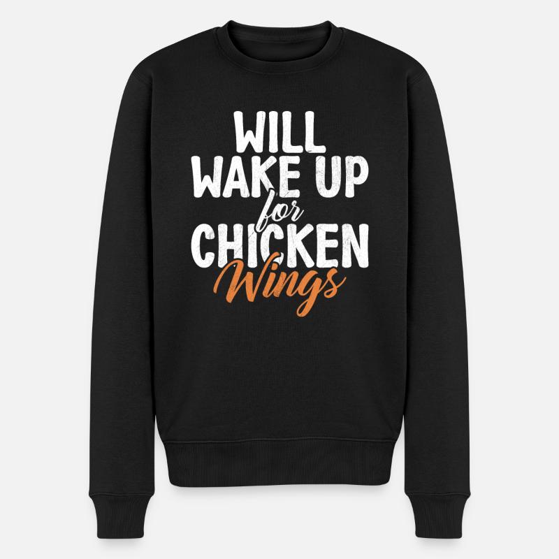 Cadeaux d’ailes de poulet - Pull Premium bio Homme - noir