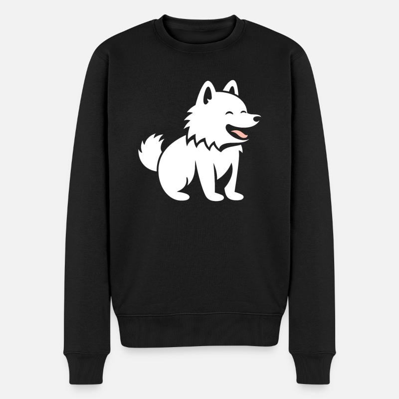 loup - Pull Premium bio Homme - noir