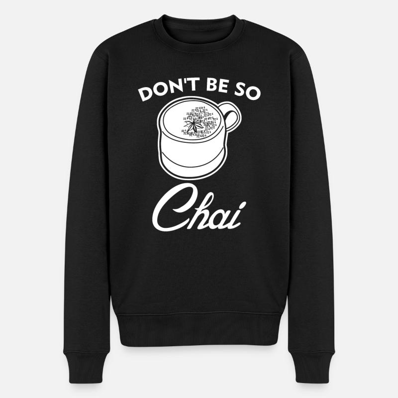 Thé Chai Latte Chai - Pull Premium bio Homme - noir
