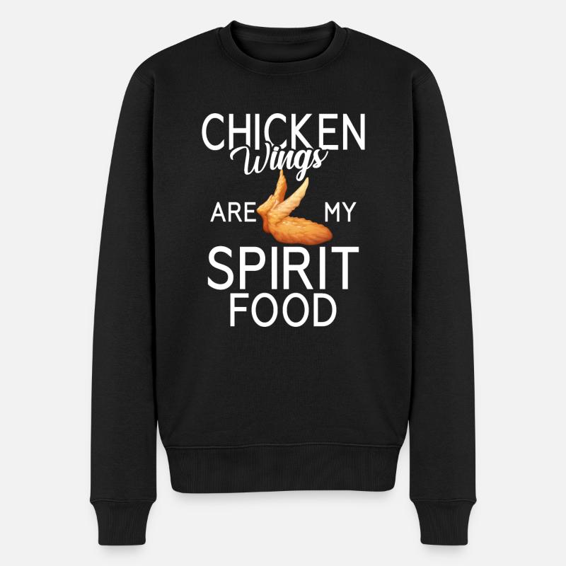 Cadeaux d’ailes de poulet - Pull Premium bio Homme - noir