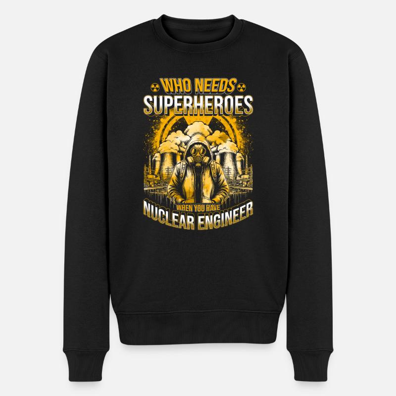 Nuclear Engineer Nuclear Technician - Men's Premium Organic Jumper - black