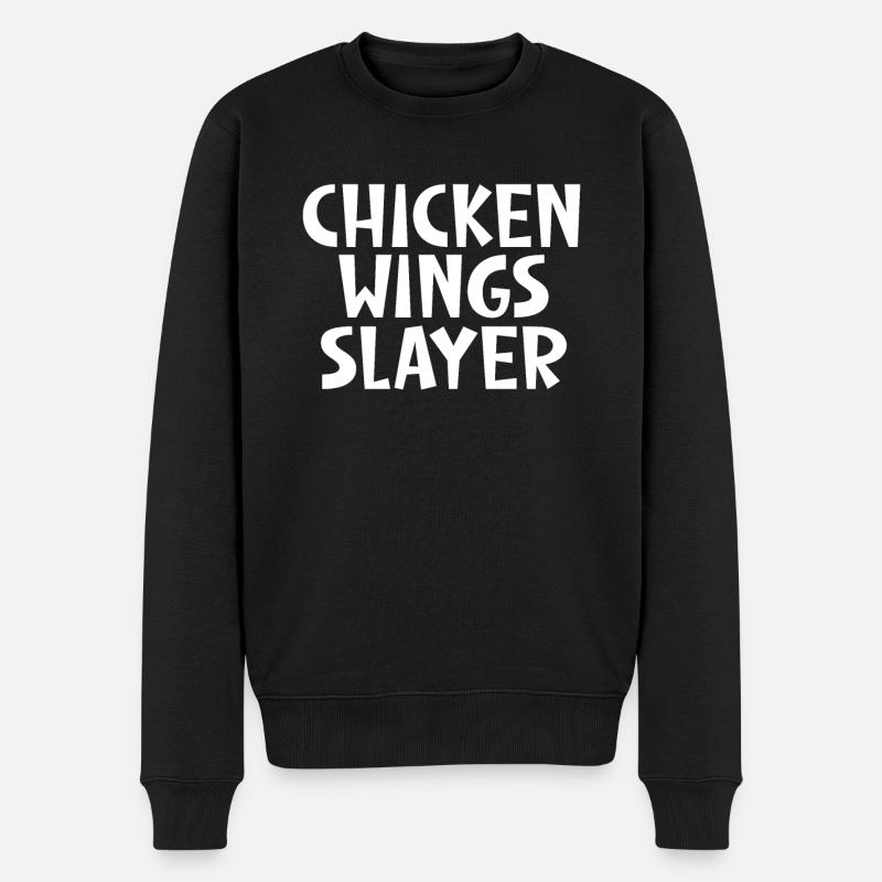 Cadeaux d’ailes de poulet - Pull Premium bio Homme - noir