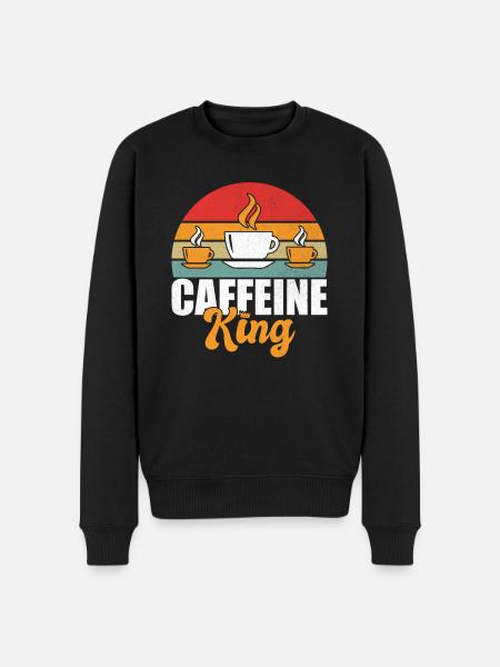 Coffee Gifts - Männer Premium Bio Pullover - Schwarz