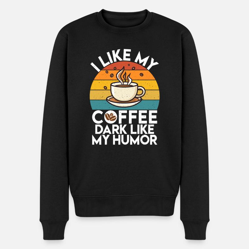 Cadeaux de café - Pull Premium bio Homme - noir