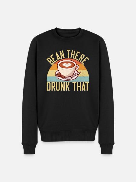Coffee Gifts - Men's Premium Organic Jumper - black