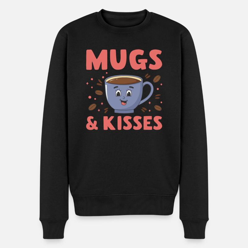 Coffee Gifts - Männer Premium Bio Pullover - Schwarz