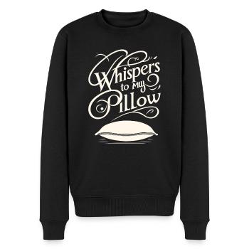 Parler dans le sommeil, Somniloquie, Parler dans le sommeil - Pull Premium bio Homme - noir - Devant - Nico (187cm)