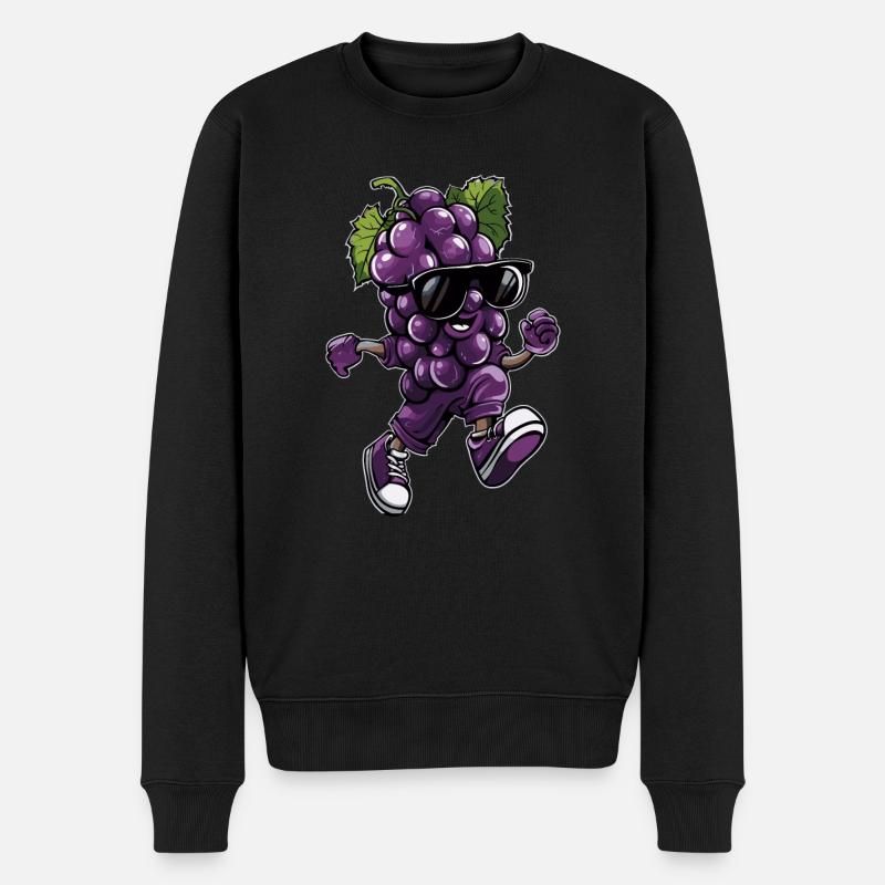 Raisin - Pull Premium bio Homme - noir